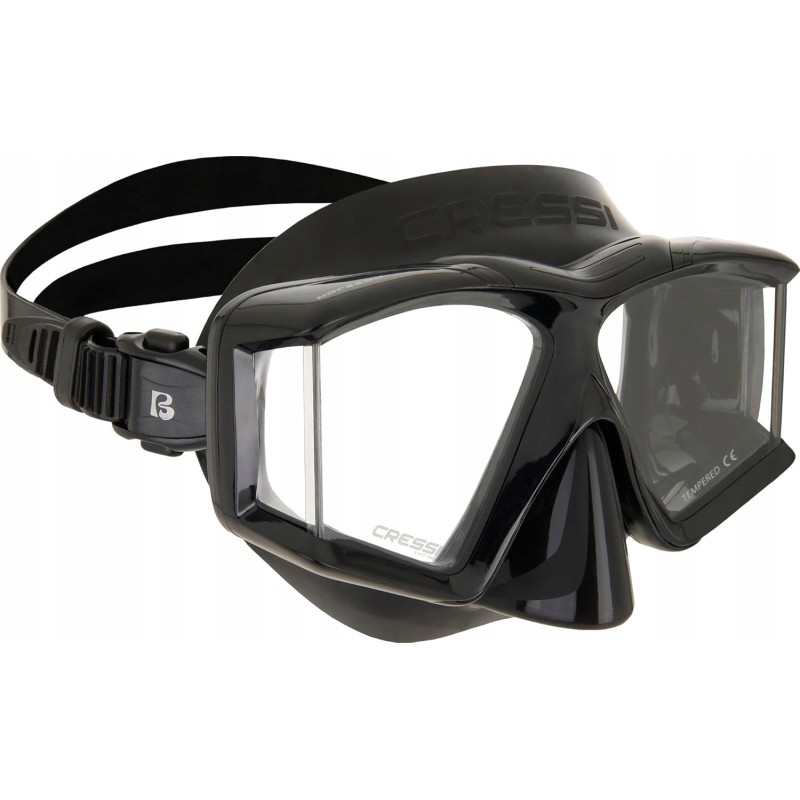 Outlet Cressi Horizon DN385050 Maska do nurkowania i snorkelingu czarna