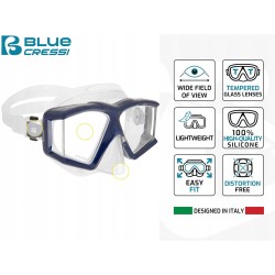 Outlet Cressi Horizon DN385050 Maska do nurkowania i snorkelingu czarna