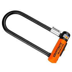 Outlet Zabezpieczenie rowerowe U-lock Kryptonite Mini-9 czarno-pomarańczowe