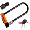 Outlet Zabezpieczenie rowerowe U-lock Kryptonite Mini-9 czarno-pomarańczowe