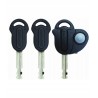 Outlet Zabezpieczenie rowerowe U-lock Kryptonite Mini-9 czarno-pomarańczowe