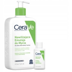 Outlet CeraVe emulsja do mycia nawilżająca dla skóry 473ML + gratis