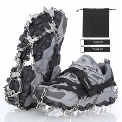 Outlet TOMSHOO nakładki na buty z kolcami 32 zęby rozmiar M 36-40 EU