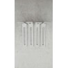 Outlet Uchwyty na Skrzynki balkonowe 100x20 cm metalowe bez wiercenia białe
