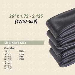 Outlet Prophete Dętka Rowerowa 26''/27,5'' - Dwupak 2 szt.