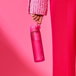 Outlet Bidon Butelka Na Wode z Szerokim Ustnikiem Ion8 500 ml Różowy