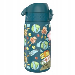 Outlet Stalowy Bidon Butelka Atest Pzh Kosmos Planety Kosmonauta Ion8 0,4 L