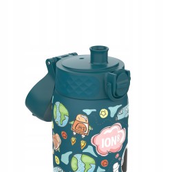 Outlet Stalowy Bidon Butelka Atest Pzh Kosmos Planety Kosmonauta Ion8 0,4 L