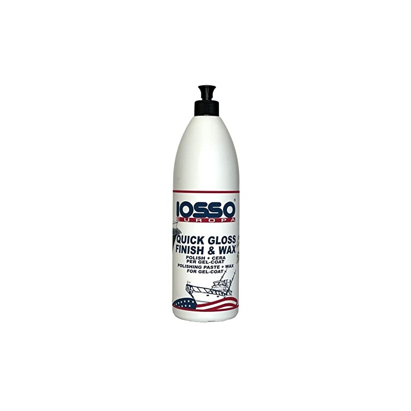 Outlet Iosso Quick Gloss Finish & Wax Polish wosk do łodzi 1000ml