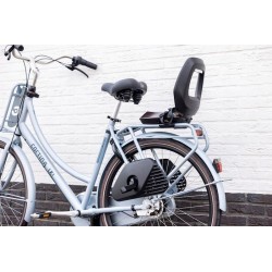 Outlet Bobike Junior ONE Fotelik rowerowy do 35 kg Składany Czarny