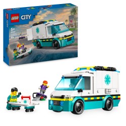 Outlet Zestaw klocków LEGO City Karetka pogotowia 60451 184 elementy 5+