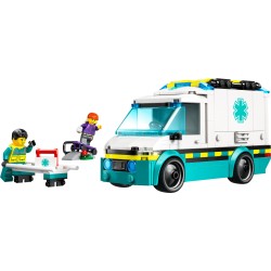 Outlet Zestaw klocków LEGO City Karetka pogotowia 60451 184 elementy 5+