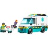 Outlet Zestaw klocków LEGO City Karetka pogotowia 60451 184 elementy 5+