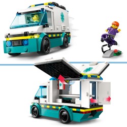 Outlet Zestaw klocków LEGO City Karetka pogotowia 60451 184 elementy 5+
