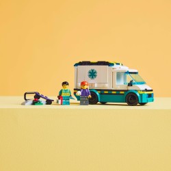 Outlet Zestaw klocków LEGO City Karetka pogotowia 60451 184 elementy 5+