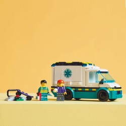 Outlet Zestaw klocków LEGO City Karetka pogotowia 60451 184 elementy 5+