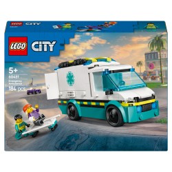 Outlet Zestaw klocków LEGO City Karetka pogotowia 60451 184 elementy 5+