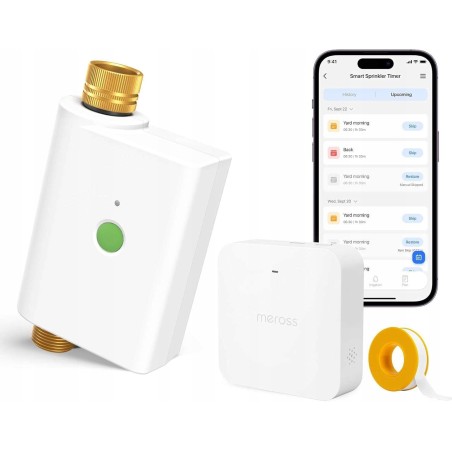 Outlet Inteligentny Programator Nawadniania Meross MST100 WiFi biały