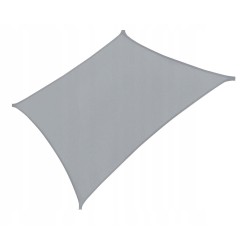 Outlet Żagiel ogrodowy 300 x 400 cm Montaż Ochrona UV Tkanina Szary