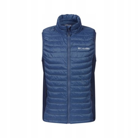 Outlet COLUMBIA BEZRĘKAWNIK PUCHOWY POWDER PASS 2126111478 r XL NIEBIESKI