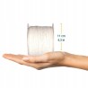 Outlet Halbach Drut papierowy z recyklingu 2mm x 100m biały do florystyki