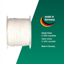 Outlet Halbach Drut papierowy z recyklingu 2mm x 100m biały do florystyki