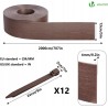 Outlet Obrzeże Trawnikowe VOUNOT PE 20 m z 12 kołkami wys. 13 cm grub. 4 mm