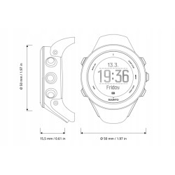 Outlet Smartwatch Smartwatch Suunto Vertical 2 AMOLED Sapphire Glass czarny