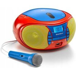 Outlet Radioodtwarzacz Kärcher RR 5026 Płyty CD FM USB z Mikrofonem