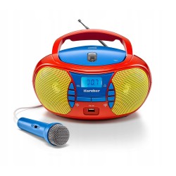 Outlet Radioodtwarzacz Kärcher RR 5026 Płyty CD FM USB z Mikrofonem