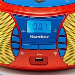 Outlet Radioodtwarzacz Kärcher RR 5026 Płyty CD FM USB z Mikrofonem