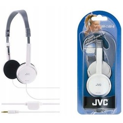 Outlet Lekkie Słuchawki Nauszne Przewodowe JVC HA-L50 W 1,5m Biały