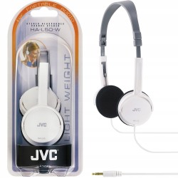 Outlet Lekkie Słuchawki Nauszne Przewodowe JVC HA-L50 W 1,5m Biały