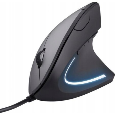 Outlet Trust Verto Sensor Optyczny 1600 dpi dł. przewodu 1.5 m Czarny OPIS