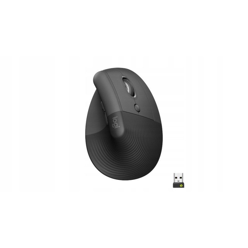 Outlet Mysz bezprzewodowa Logitech Lift Vertical ergonomiczna Grafitowa