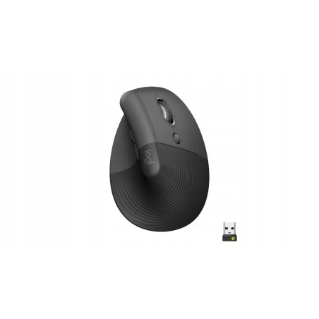 Outlet Mysz bezprzewodowa Logitech Lift Vertical ergonomiczna Grafitowa