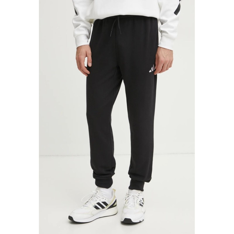 Spodnie męskie adidas Essentials Feel Cozy French Terry czarne JE3854 r.M