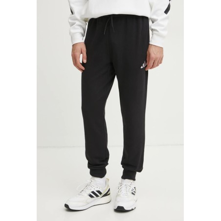 Spodnie męskie adidas Essentials Feel Cozy French Terry czarne JE3854 r.M