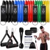 Outlet Fokky zestaw gum oporowych do fitnessu 5 sztuk max 68 kg + akcesoria