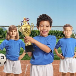 Outlet Puchar Sportowy Duży Złoty 37 cm Trofeum na Turniej i Imprezy