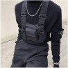 Outlet Torba taktyczna Chest Rig Bag hip hop streetwear funkcjonalna czarna