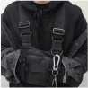 Outlet Torba taktyczna Chest Rig Bag hip hop streetwear funkcjonalna czarna