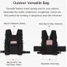 Outlet Torba taktyczna Chest Rig Bag hip hop streetwear funkcjonalna czarna