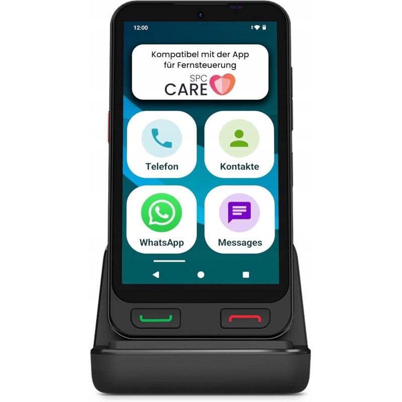 Outlet Smartfon SPC Zeus 4G 4 GB / 64 GB (LTE) + Stacja + Etui Czarny