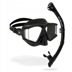 Outlet Cressi Horizon Scilla DM575050 maska i fajka do snorkelingu czarny