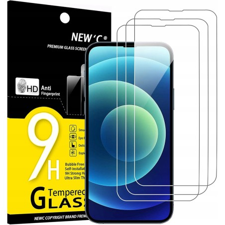 Outlet Szkło hartowane Premium New'c do Apple iPhone 13/ 13 Pro/ 14 3