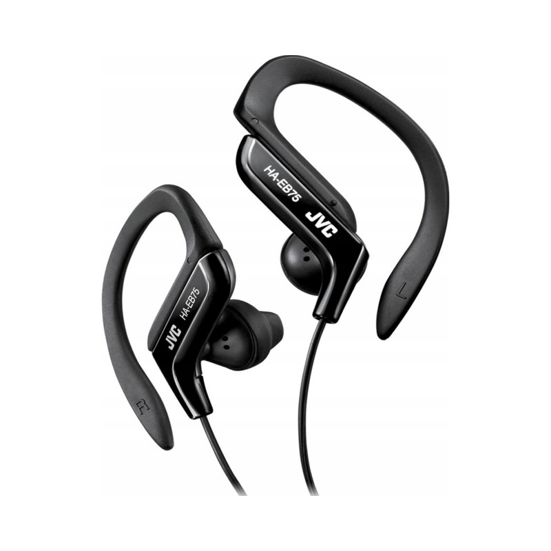 Outlet JVC Sportowe Słuchawki Przewodowe Jack 3,5mm HA-EB75-B-E Czarny