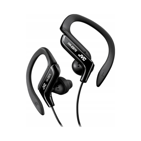 Outlet JVC Sportowe Słuchawki Przewodowe Jack 3,5mm HA-EB75-B-E Czarny