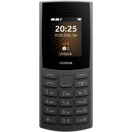 Outlet Telefon komórkowy Nokia 105 48 MB / 128 MB 4G (LTE) szary 1.77 cali