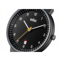 Outlet Zegarek męski Braun BN0032BKBKMHG 40mm czarna tarcza bransoleta mesh